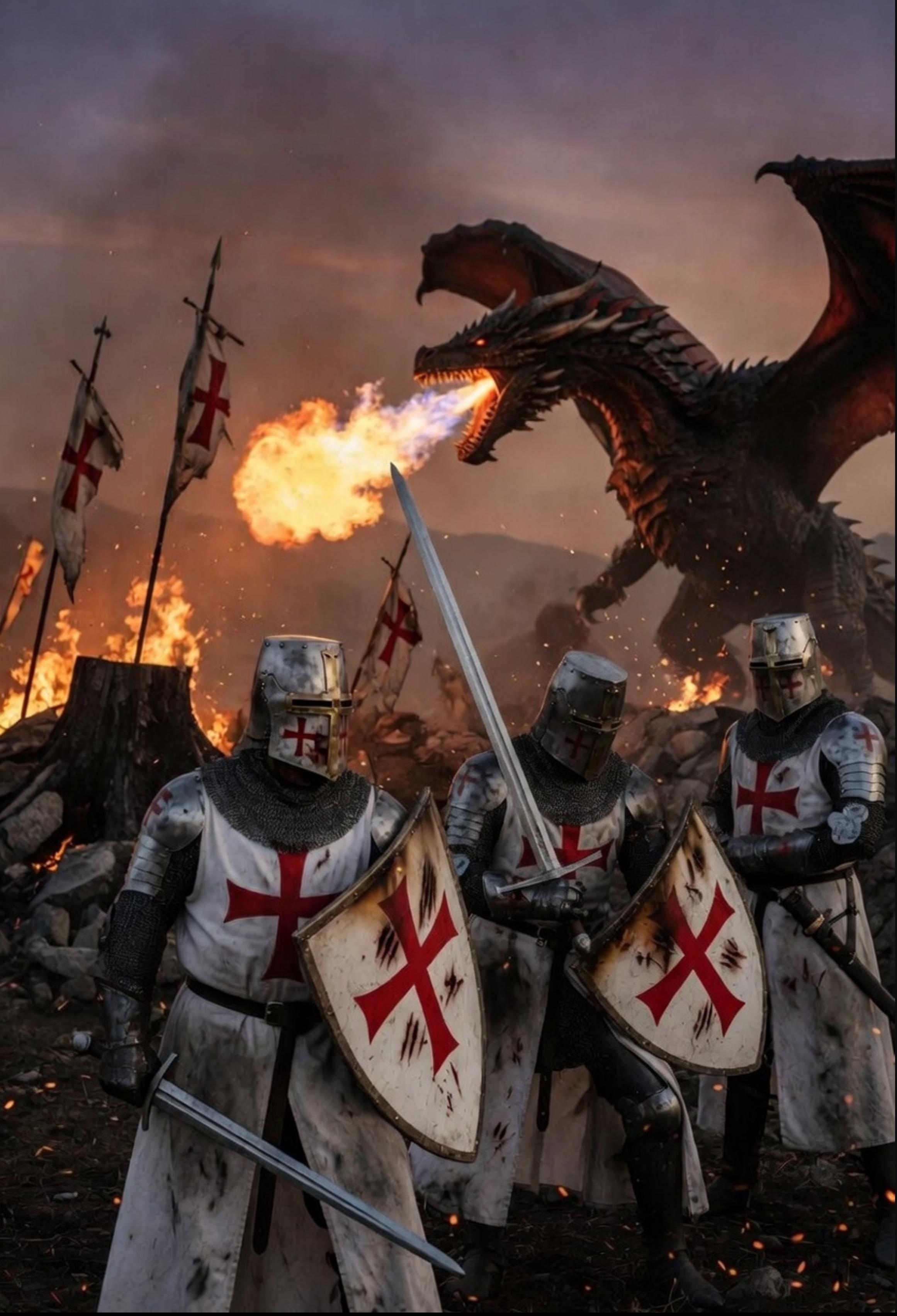 Dragon's Den - Crusader pixel art